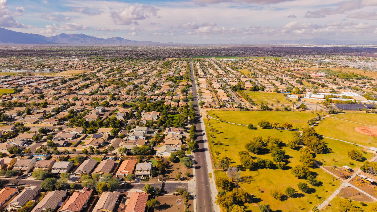 Gilbert residential streets, Phoenix metro